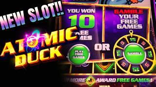 Quick Look! NEW! ATOMIC DUCK Slot Machine Live Play & Free Spins | Plus More Slots