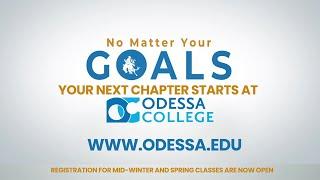 Odessa College - Midwinter + Spring Registration Now Open!