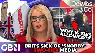 'WHY is this allowed?' Antifa runs RIOT yet 'SNOBBY' media SNEERS at Brits worried about immigration