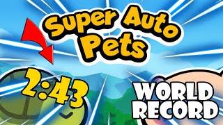 Super Auto Pets | Arena Speedrun (CURRENT WORLD RECORD) - 2:43