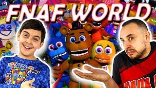 ПАПА РОБ И ЯРИК ИГРАЮТ ВО FNAF WORLD