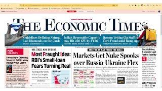 20 November 2024 | The Economic Times Newspaper | Daily Finance & Business News Analysis