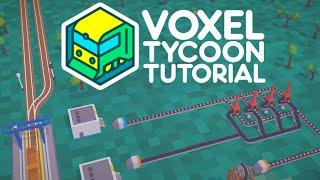 Voxel Tycoon - Signals, Double Tracks, Research and Factories (Tutorial / Gameplay)