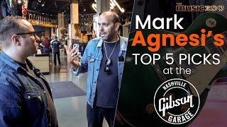 Mark Agnesi's Top Five Favorite Guitars at the Gibson Garage with The Music Zoo!