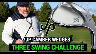 Testing the JP Golf JP Camber Wedges  | THREE SWING CHALLENGE