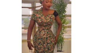 how to cut and sew standing collar dress