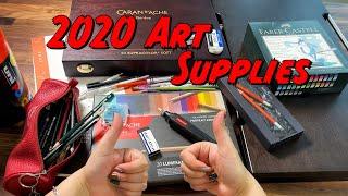 Meine LIEBLINGS ART SUPPLIES 2020! | Meine FAVORITEN - Buntstifte, Papier, uvm.