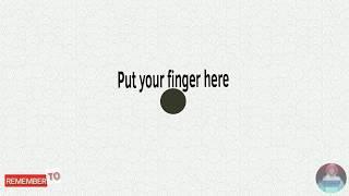 Put your finger here ||Android Animation||-Technify