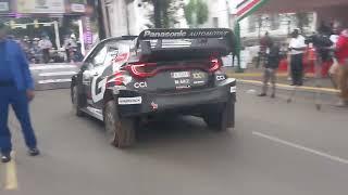 Safari Rally Kenya. .Flag off at Nairobi ..Toyota Gazoo Racing Team