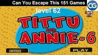 [Walkthrough] Can You Escape This 151 Games level 62 - Tittu and annie 6 - Complete Game