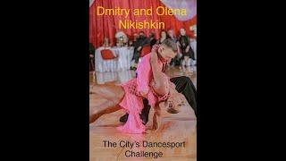 Dmitry & Olena Nikishkin Cha-Cha show dance at The City's Dancesport Challenge 2022.