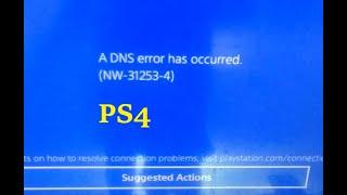 A DNS error has occurred NW-31253-4 PS4