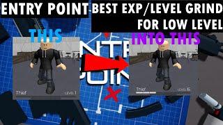 Entry Point Best EXP/Level Grind for Low Level And Newbies | Entry Point