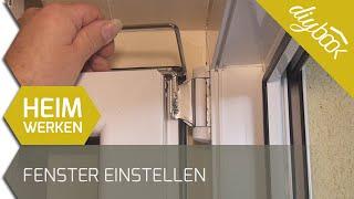 Fenster einstellen