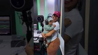 Sheebah in studio with Amir on mother's Day  #shorts