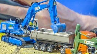 Incredible RC trucks, tractor and excavator in 1/87 scale!