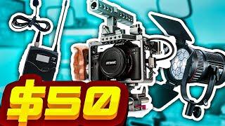 BEST CAMERA ACCESSORIES UNDER $50!! MAKE BETTER YT VIDEOS!