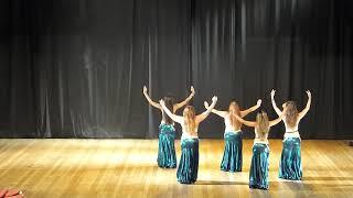 Grupo de dança do vente profissional da Badria estúdio de dança de Itajaí/SC.