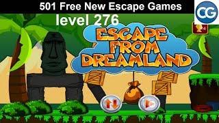 [Walkthrough] 501 Free New Escape Games level 276 - Escape from dreamland - Complete Game