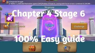 Lords mobile Vergeway Chapter 4 Stage 6 easiest guide