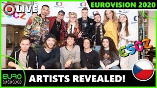 MIKOLAS JOSEF HELPS REVEAL ARTISTS FOR ESCZ 2020! (CZECH REPUBLIC EUROVISION 2020) | EUROVOXX LIVE