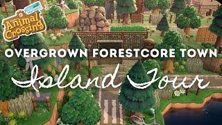 OVERGROWN FORESTCORE TOWN ISLAND TOUR | Animal Crossing New Horizons