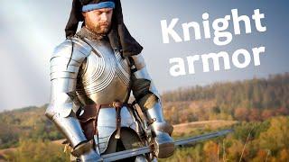 Knight armor. Myths, facts, thickness, weight, how to s**t