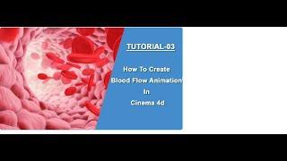 How to model blood vessel and make blood flow animation in cinema 4d #bloodvessel #bloodflow