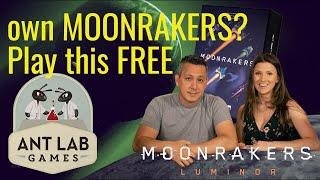 Moonrakers - Luminor Ant Lab Games Cooperative Board Game Playthrough SNEAK PEEK