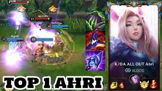 Wild Rift Ahri - Top 1 Ahri Gameplay Rank Challenger