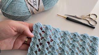 Easy Crochet Rectangle Shawl Patterns For Beginners / Crochet Wrap, Scarf Pattern