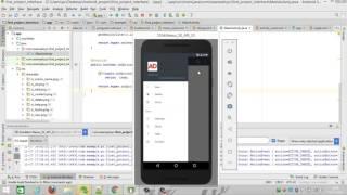 Android Tutorial : 1-Navigation Drawer