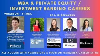 MBA & Private Equity with #1 MBA: Wharton, Goldman Sachs, Lindsay Goldberg, Morgan Stanley Speakers