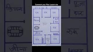 37x40 House Plan  #houseplan #home #homedesign #house #homeplan