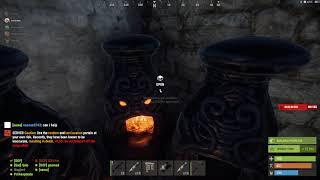 Rust- Guy breaks his monitor because he was raided