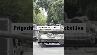 Prigozhin’s Russian rebellion in 60 seconds #shorts