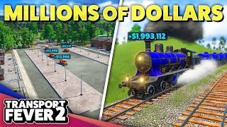How a Few Small Upgrades Made MILLIONS of Dollars — Transport Fever 2 (#8)
