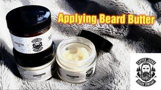 Applying Beard Butter