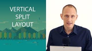 How to Create the Vertical Split Web Design Layout (using Thrive Architect)