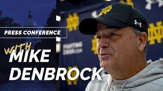 Notre Dame OC Mike Denbrock on OL and USC Rivalry