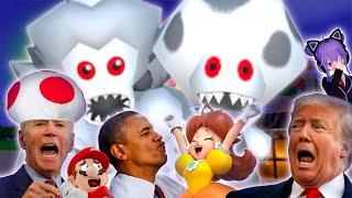 Presidents go crazy playing a MARIO horror game ft. Lyza | Another Princess is in our Castle