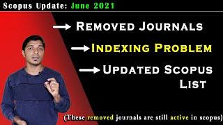 These Scopus Removed Journals Showing Active Status II Scopus Journal List II June 2021