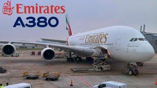 Emirates Airbus A380 !  Paris CDG - Dubai DXB   [FULL FLIGHT REPORT]  Economy class