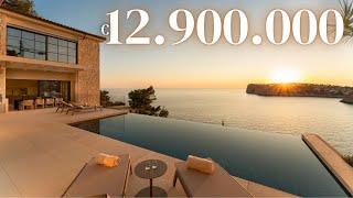 Dreamy Location! 12.900.000€ Modern Villa in Port Andratx! It Embodies Mallorca's Charm | Full Tour!