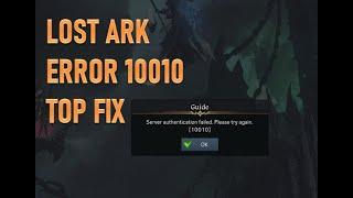 Lost Ark Error 10010