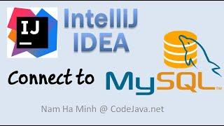 How to Connect to MySQL Database in IntelliJ IDEA