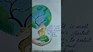 creative biography drawing || AK talented artist ||