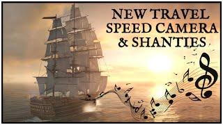 NEW TRAVEL SPEED CAMERA + Sailing  with shanties (french) | Assassin's Creed 4 MOD "Corsaire du Roy"