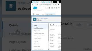 How to create lookup relationship in Salesforce with examples | w3web | tech w3web|#shorts #ytshorts