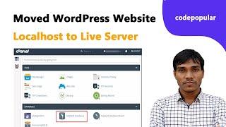 How to transfer WordPress project localhost to live server